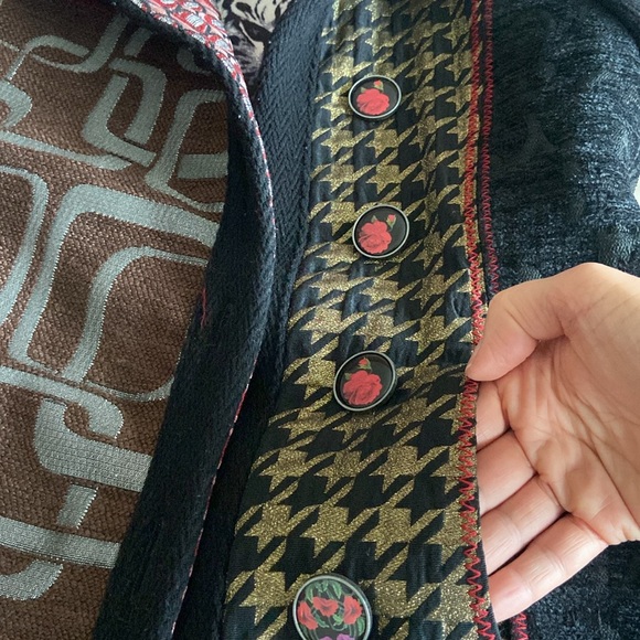 DESIGUAL Coat Multicolor - Picture 8 of 11